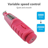 MICPANG Pen Shape Electric Nail Drill Manicure Filer Kit Nail File Nail Polish Machine set with 6 Acrylic Gel Remover Pedicure Tools Nail Art