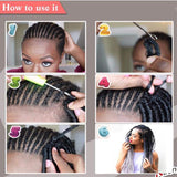 Jumbo Braids Hair Extensions Afro Twist Braids Kanekalon Jumbo Braiding Box Braid Crochet Hair Synthetic Braiding Hair 24 Inch 100G/Bundle - 3 Bundle red