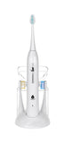 Pursonic S430 SmartSeries Electronic Power Rechargeable Sonic Toothbrush With 40,000 Strokes Per Minute, 12 Brush Heads Included, White