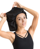 Large Satin Silk Bonnet Sleep Cap – Luxurious Fabric,Premium Elastic Band