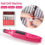 Barabum Nail Lamp,Nail Art Equipment Set,Nail Art Brush Set,Nail Polisher for Salon 1 Set Manicures Tool Nail Art Set (Pink set)