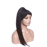 Nicelatus Long Braiding Hairstyles for Women Synthetic Long Head Wrap Wigs for Black Women Long Braiding Wig with Headband (Nlt-271A)