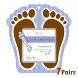 Set of 7, Korean Beauty Cosmetics Premium Foot Care Pack Moisturizing Socks for Moisturizing and Nutrients