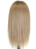 HairArt Cosmetology Mannequin Head (Emma LB) with Human Hair - 100% Virgin European Hair 12"-14"