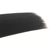 20 Inch Clip In Human Hair Extensions 100g, Remy Human Hair Double Weft, 7 Pieces/lot with 16Clips, Black (Clip In 20" - #1, 100g)