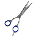 Professional Barber Thinning/Texturing/Cutting Scissors/Shears - Comfort Grip Rings with Adjustable Tension and Finger Inserts - JAPANESE J2 STAINLESS STEEL (Chrome 6.5")