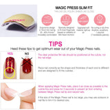[DASHING DIVA–Nails]Premium Magic Press Super Slim Fit(2 Different Designs 30+30strips in 12 sizes) Suzy's Letter+Brilliant 275/264ssc