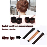 Winopey 3 Strands Synthetic Hair braided Headband Classic Chunky Plaited Elastic Stretch Hairpiece braid headband - Ladies Beauty Headwear (colour4)