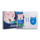 Teeth Whitening Strips - Professional Peroxide Free Whitening Strips Includes 2X Tooth Whitener Gel Pen & Powerful 8lamps LED Whitening Accelerator