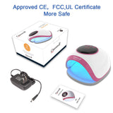 UV LED Nail Lamp 54W Nail Dryer with 4 Timer Setting Nail Light 42 LEDs LCD Display Automatic Sensor Gel Lamp Nail Curing Lamp for Home Nail Art Professional Gel Nail Polish Salon