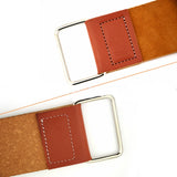 KALAIXING Straight Razor Sharpener Strap Belt. Genuine Leather Strop Belt with Sharpening Polishing Compound for Knife Straight Razor by-TD02