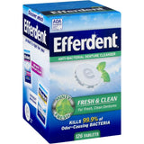 Efferdent Plus Mint Anti-Bacterial Denture Cleanser Tablets 126 ea (Pack of 3)