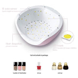 UV LED Nail lamp, 48W Nail Dryer UV Light for Gel Nails Polish with smart Sensor for Salon Curing Lamp and Home Professional