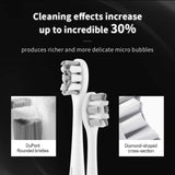 usmile U3 Electric-Toothbrush for Adults, Patented Sonic Tech, Rechargeable Last for 6 Months on 1 Charge, Pressure Sensor Automatic Timer, 2 Replacement Brush Heads, Ultra Whitening 12 Modes, Quiter