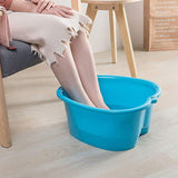 Large Foot Bath Spa Bucket Thick Sturdy Plastic Foot Bath Basin for Soaking Foot, Pedicure,Spa and Foot Massage