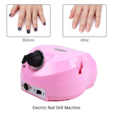 Wodesid Nail Drill Machine Kit Electric Nail File Set Gel Nail Polisher Glazing Nail Drill for Acrylic Nails, Gel Nail Art Polisher Glazing Manicure Grinder Tool (30000RPM Nail Drill)