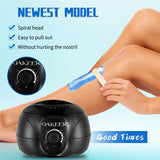Wax Warmer Hair Removal, Oakeer Waxing Kit Painless Hair Removal for Women Men with 5 Bags Hard Wax(1.1lb/17.6oz)