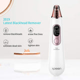 Blackhead Remover Pore Vacuum, Xpreen Pore Cleaner Facial Comedone Removal Extractor Kit and Skin Care Tool for Electric Pore Suction Face Cleanser, Beauty Device with LED Screen for Women Men Nose