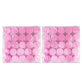 Beauticom 3G/3ML Round Clear Jars with Pink Lids for Beads, Gems, Glitter, Charms, Small Arts and Crafts Items - BPA Free (Quantity: 500 Pieces)