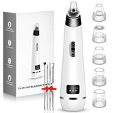 Blackhead Remover Vacuum, Skin Pore Vacuum with 5 Different Strength, 4 in 1 Multi-Functional Pore Suction Blackhead Vacuum