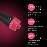 Hair Dryer Brush, Hot Air Brush, 4-in-1 Negative Ionic Hair Dryer and Volumizer Brush, Anti Scald Blow Dryer Brush Reduce Frizz and Static for Women