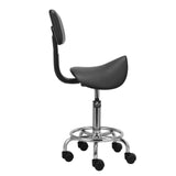 Gracelove Adjustable Swivel Saddle Salon Stool Massage Spa Seat Tattoo Facial Doctor Medical Chair Office Backrest