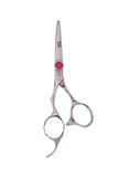 ShearsDirect True Left Hand Stainless Titanium 5.0 Inch Cutting Shear with Offset Ergonomic Handle, 2.0 Ounce