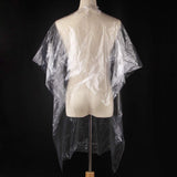 Anself 50PCS Disposable Waterproof Hair Salon Capes Haircut Apron Salon Shampoo Cape Salon Gown for Barbershop