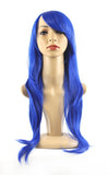 Xiaoyu 20"70cm Natural Design Long-length Cosplay Costume Party Wigs - Navy Blue