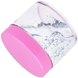 Beauticom 60 Grams/60 ML (2 Oz) Round Clear Leak Proof Plastic Container Jars with Pink Lids for Travel Storage Makeup Cosmetic Lotion Scrubs Creams Oils Salves Ointments (12 Jars)