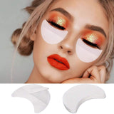 200PCS Professional Eyeshadow Pads Stencils, Kalolary Eyeliner Shield Pads Disposable Eyeshadow Shields Protector for Eyelash Extension Grafting Under Eye Eyelashes Lip Makeup Pads Shield
