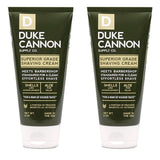 Duke Cannon Shave Cream 6 oz - Superior Grade Men's Shaving Cream (2 Pack)