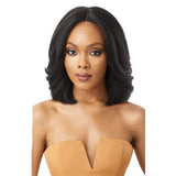 Outre Neesha Soft & Natural Synthetic Swiss Lace Front Wig NEESHA 206 (DRFFHNBRN)