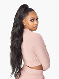 Sensationnel INSTANT UP & DOWN Half Wig Wrapped Ponytails Long Length Wave Easy Styling Heat Resistant Synthetic Fiber Pony Wrap Sleek Finish - UD 5 (1)