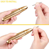 20000 RPM Portable Electric Nail Drill with Nail Decoration Compact Electrical Professional Nail File Kit for Home Use or Beauty Salon (Gold)