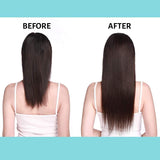 Clip In Hair Extensions Remy Hair For Women Silky Straight Human Hair Darkest Brown Clip In Hair Extensions Full Head 8pcs 18 Clips Double Weft