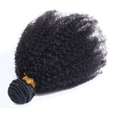 Mongolian Afro Kinkys Curly Human Hair 3 Bundles 4B 4C Afro Kinkys Bulk Human Hair Weave Weft for Black Women Natural Black 8 10 12 Inch