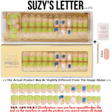 [DASHING DIVA–Nails]Premium Magic Press Super Slim Fit(2 Different Designs 30+30strips in 12 sizes) Suzy's Letter+Brilliant 275/264ssc