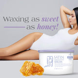Satin Smooth Honey Hair Removal Wax with Vitamin E 14oz.