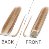 Wrap Around Remy Human Hair Ponytail Extension Thick Long Straight Hairpiece with Comb Clip in One Piece Magic Paste Pony Tail For Beauty 22''/22 inch 95g #18/613 Light Ash Blonde/Bleach Blonde