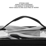Makeup Bag Portable Travel Makeup Train Case PU Leather Cosmetic Storage Organizer for Cosmetics Makeup Brushes Toiletry Jewelry Digital Accessories Black(Black)