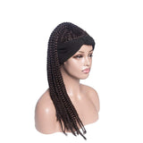 Nicelatus Long Braiding Hairstyles for Women Synthetic Long Head Wrap Wigs for Black Women Long Braiding Wig with Headband (Nlt-271A)