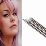 Ear Nose Piercing Needles,New Star Tattoo 100pcs Piercing Needles Mixed Sizes Including 12g,14g,16g,18g&20g for Body Piercing Needles Supplies Tool Piercing Kit Body Piercing Tool (100PCS)