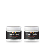 Pretty Frank Natural Deodorant Jar - Baking Soda Free Natural Deodorant for Women, Men – Paraben Sulfate Free Deodorant Cream with Coconut Oil, Arrowroot, Vitamin E, Zinc – Charcoal Seaside 2pk