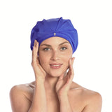 TURBELLA SHOWER TURBAN The Only Waterproof Breathable Shower Caps For Women That Wick Humidity To Keep Dry Hair Styled | Adjustable | Non-Slip Grip | Luxury Swarovski crystal | Made in USA | Gift Box