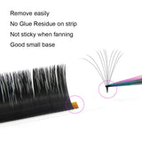 4 Tray Volume Lash Extensions .03 .05 .07 .10 Easy Fan Volume Lashes C D curl Flowering Lash Extensions Mega Volume Lash Extensions 10-19mm Length(D-0.05-12+12+13+13)