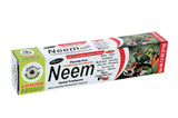 Pack of 6 - Organic Neem 10 in 1 Fluoride Free Toothpaste - Neem, Clove, Black Seed, Cardamon, Aloe Vera, Tea Tree Oil, Miswak, Clove - Herbal Blend - 7.05 oz