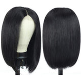 Arabella Lace Front Wigs 4X4 Short Bob Wigs Human Hair Straight Human Hair Bob Wigs 180% Density Human Hair Lace Front Bob Wigs 10a Pre Plucked Hairline (12inch, 4x4 lace wig)