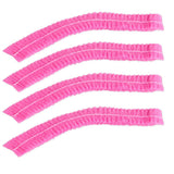 1 Pack (100pcs) Disposable Non Woven Makeup Spa Shower Cover Caps Hairnet Microblading Hair Caps Hot Pink