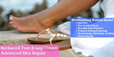 BerbereX Foot & Leg Cream Advanced Skin Repair 6.5 oz Best Foot Cream for Cracked Heels & Rough Dry Feet! Moisturizing Hydrating Soothing Natural Relief for Your Skin! Diabetic Dry Skin Care!